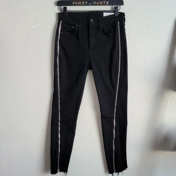 Rag & bone Jeans Nina High Rise Skinny Zip Side - Picture 3 of 10